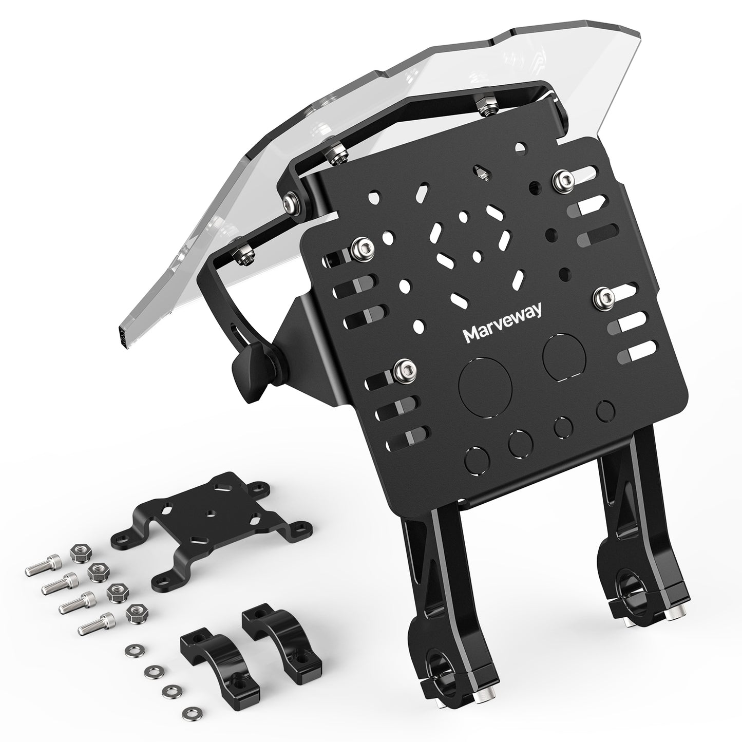 MARVEWAY Universal GPS Mount Bracket Mini Fairing Kit For KTM Husqvarna 125-501 Honda XR650L Beta GasGas Yamaha Kawasaki