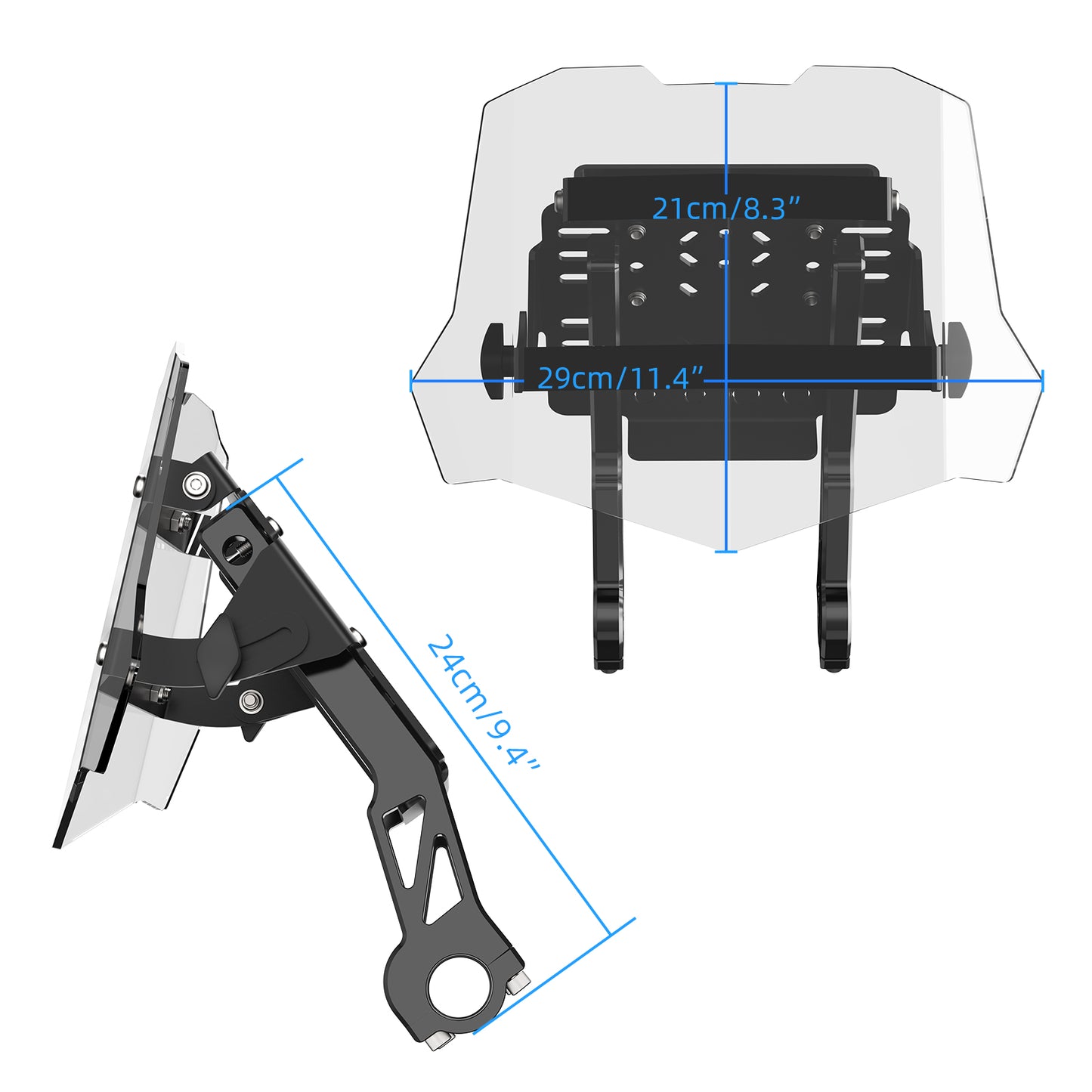 MARVEWAY Universal GPS Mount Bracket Mini Fairing Kit For KTM Husqvarna 125-501 Honda XR650L Beta GasGas Yamaha Kawasaki
