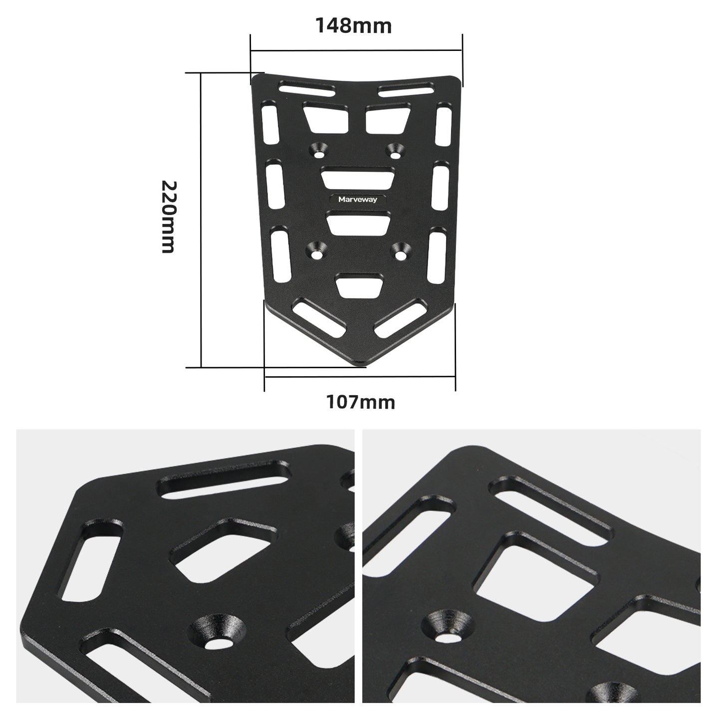 MARVEWAY Universal Tail Rack For Dirt Dualsport Enduro Bike For KTM Husqvarna Beta GasGas Honda Yamaha