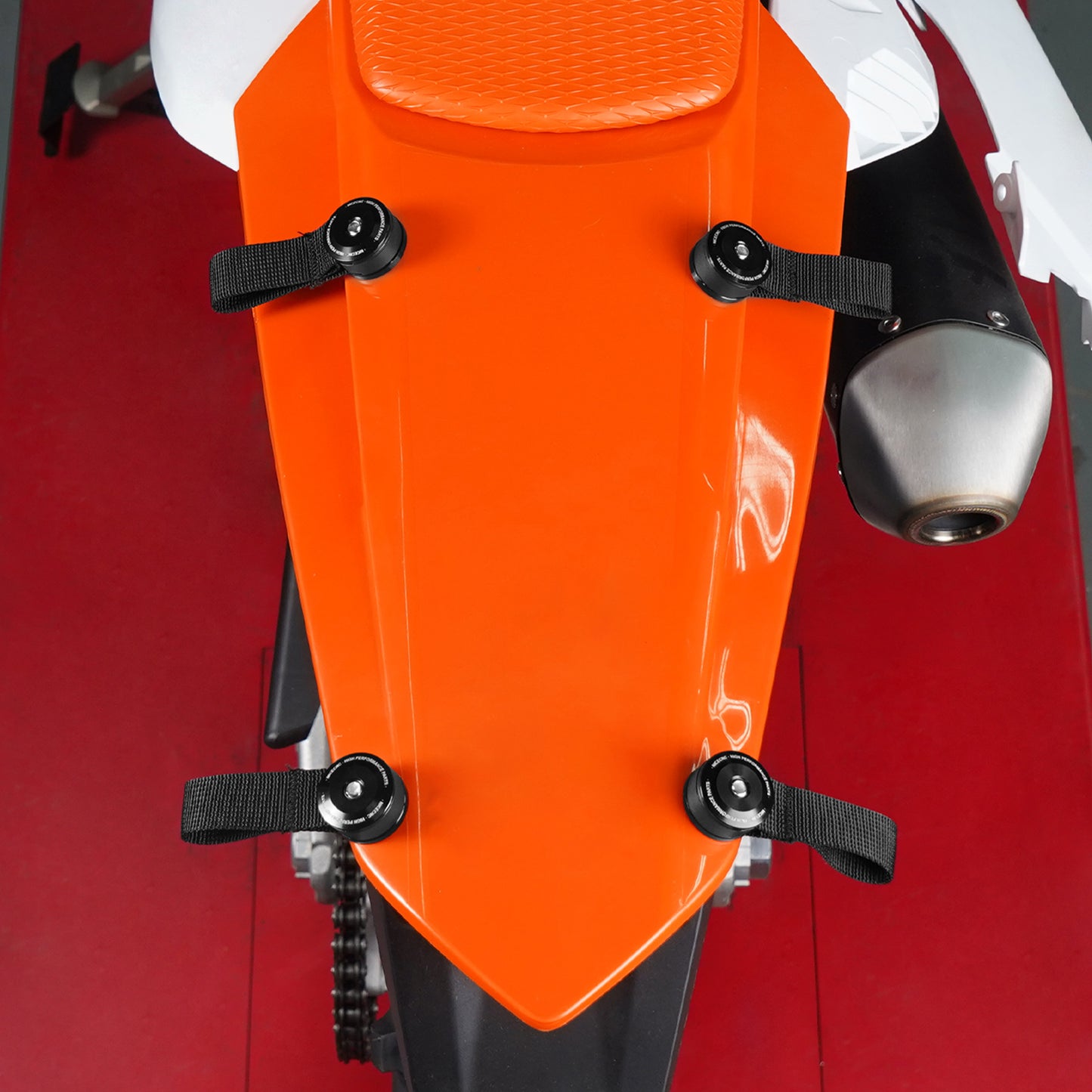 MARVEWAY Rear Luggage OS Rack Loops Kit For KTM Husqvarna Gas Gas Beta Honda Yamaha Off-Road Panniers