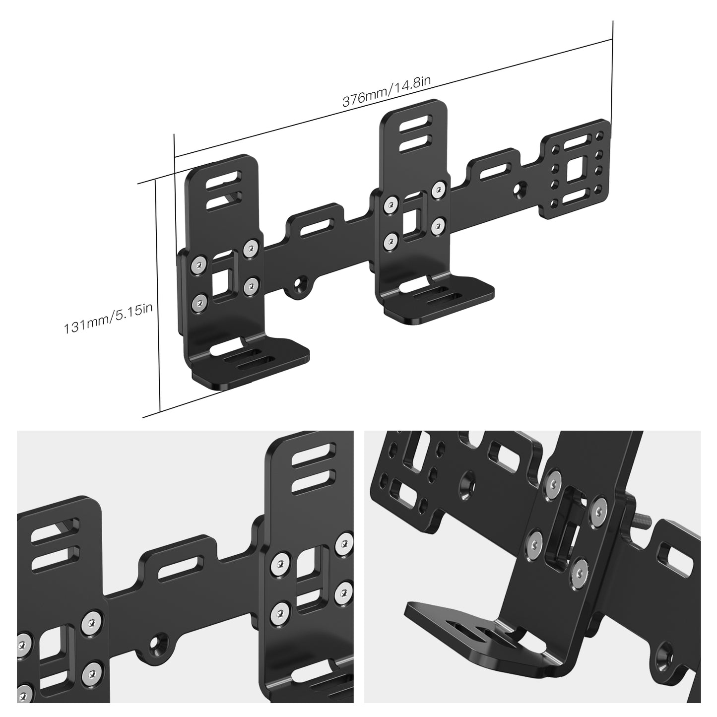 MARVEWAY Adjustable Luggage Rack Side Carrier Kit For KTM 790 890 Adventure R
