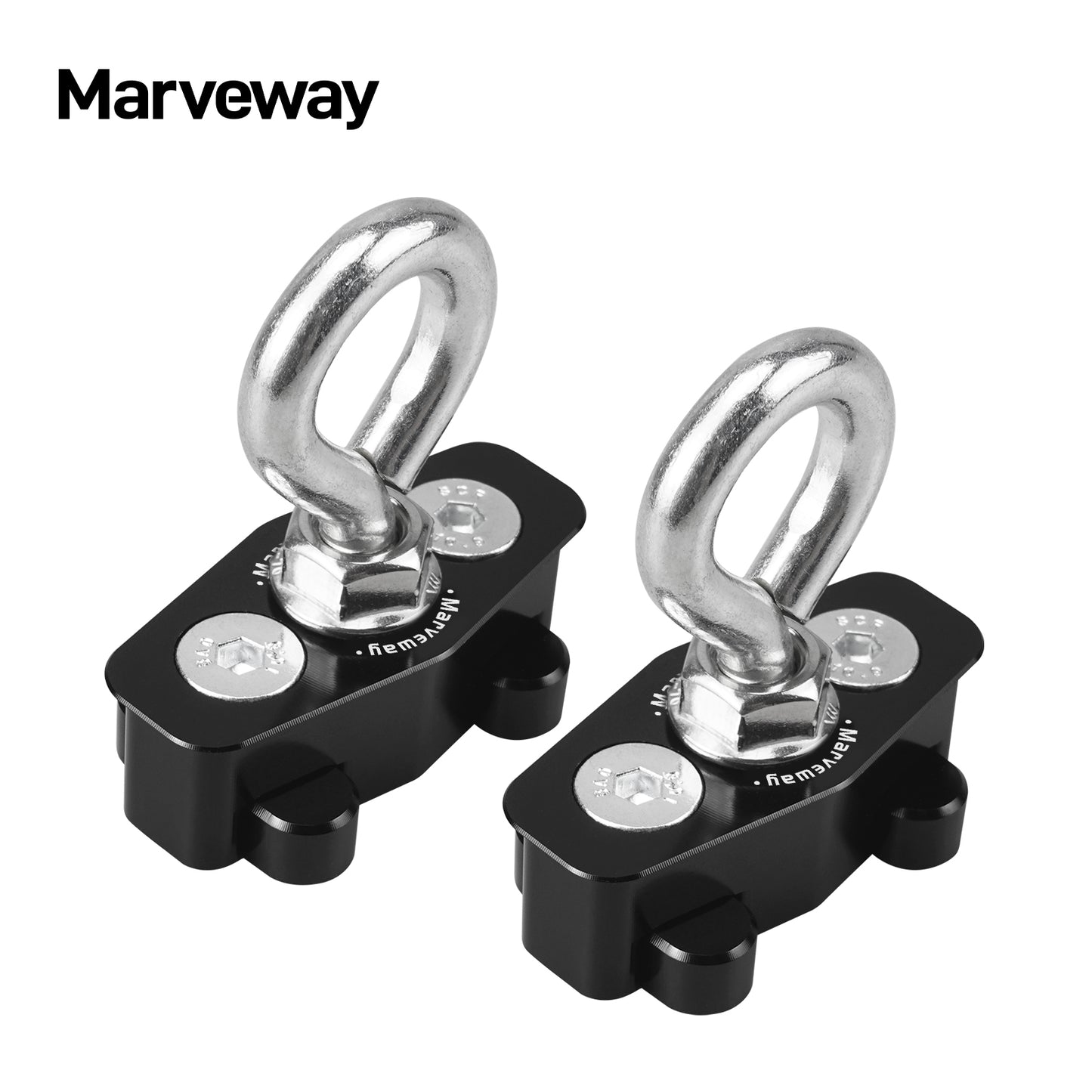 MARVEWAY UTV Lock Tie Down LinQ Anchors Cargo Hook Mount Kit For Can Am Maverick X3