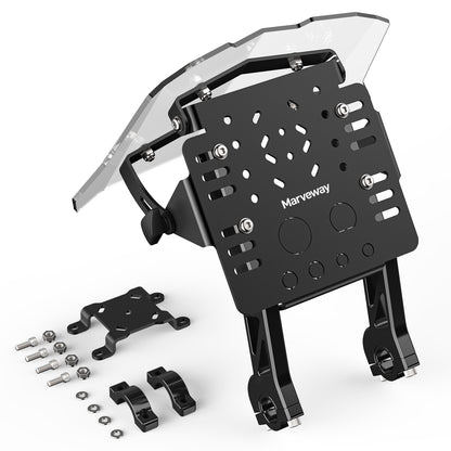 MARVEWAY Universal GPS Mount Bracket Mini Fairing Kit For KTM Husqvarna 125-501 Honda XR650L Beta GasGas Yamaha Kawasaki