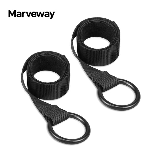 MARVEWAY Motorcycle Universal Off-Road Soft Bag Tie Down Straps Retention Rings