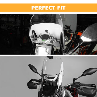 MARVEWAY Windscreen Adjusters Windshield Bracket For Yamaha Tenere 700 /XTZ700 2019-2024