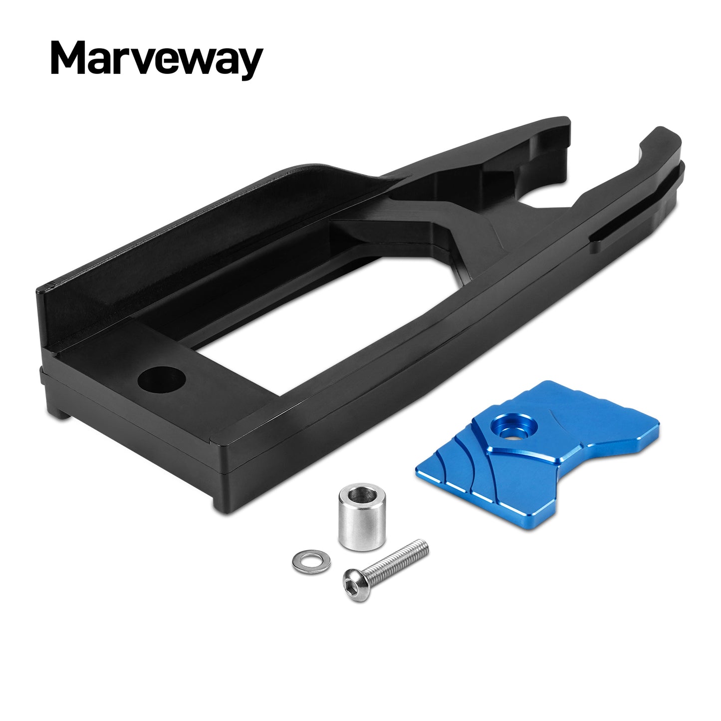 MARVEWAY ATV Rear Swingarm Chain Guide Slider Guard For Yamaha Raptor 700 2006-2025