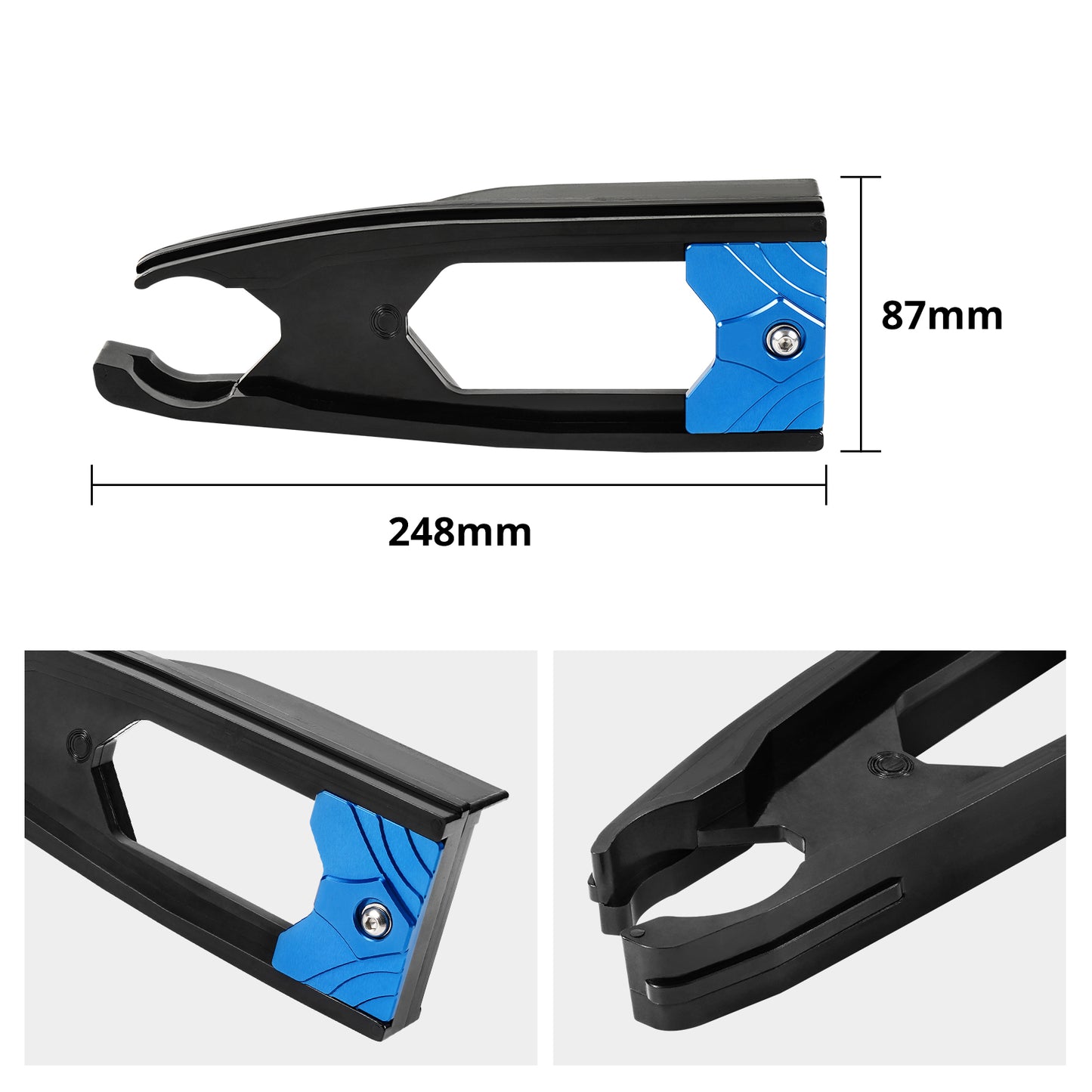 MARVEWAY ATV Rear Swingarm Chain Guide Slider Guard For Yamaha Raptor 700 2006-2025