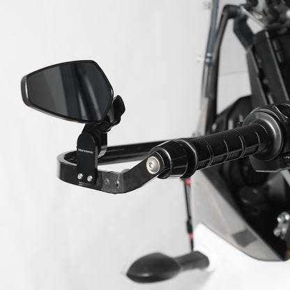 MARVEWAY Upgraded Quick Flip Arrow Folding Mirrors Kits For Universal Motorcycle Hand Guard