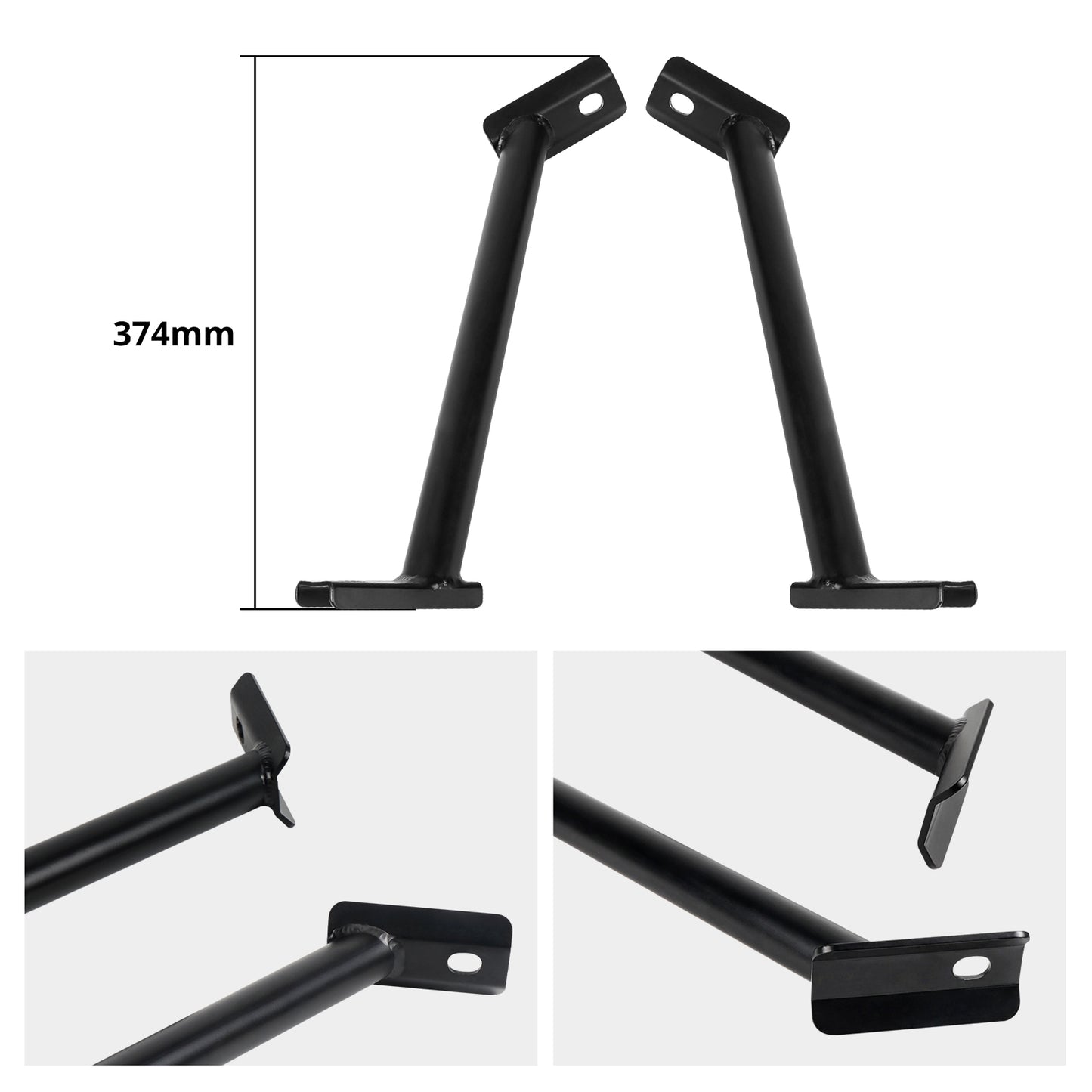 Marveway UTV Rear Luggage Rack Bed Support Kit For Can-Am Maverick X3 2018-2023