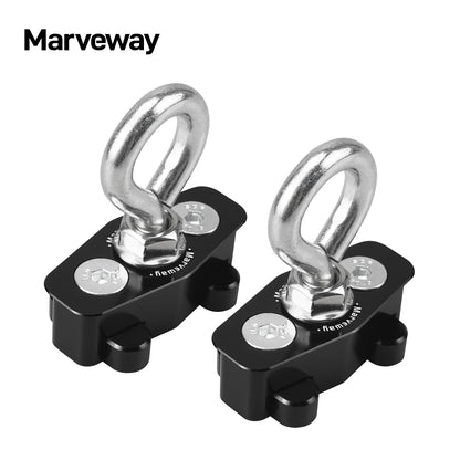 MARVEWAY UTV Lock Tie Down LinQ Anchors Cargo Hook Mount Kit For Can Am Maverick X3