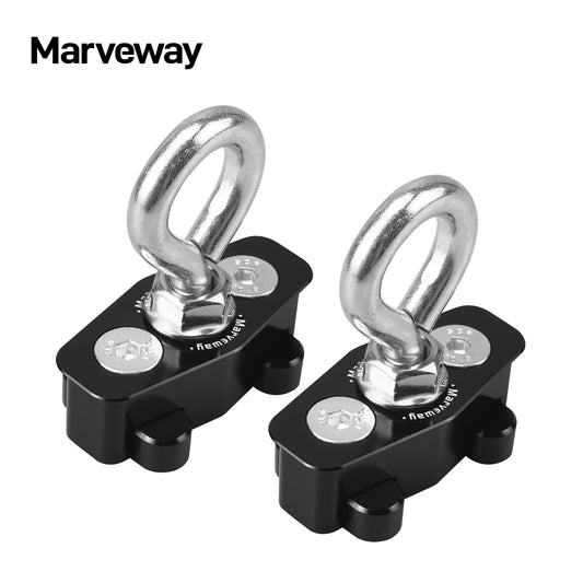 MARVEWAY UTV Lock Tie Down LinQ Anchors Cargo Hook Mount Kit For Can Am Maverick X3