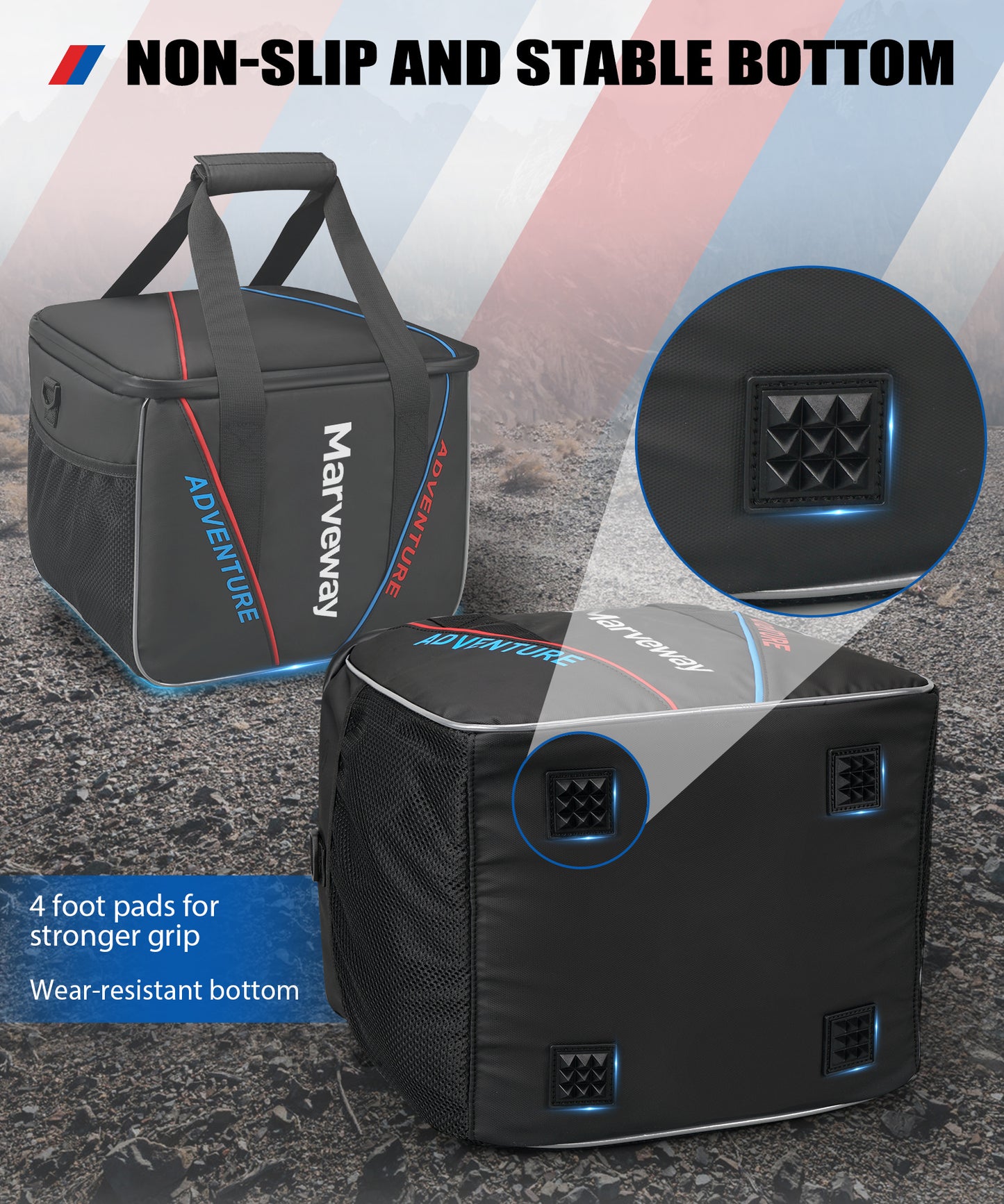 MARVEWAY Motorcycle Top Box Inner Liner Top Box Luggage Bag For BMW F850GS R1250GS ADV