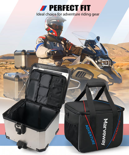 MARVEWAY Motorcycle Top Box Inner Liner Top Box Luggage Bag For BMW F850GS R1250GS ADV